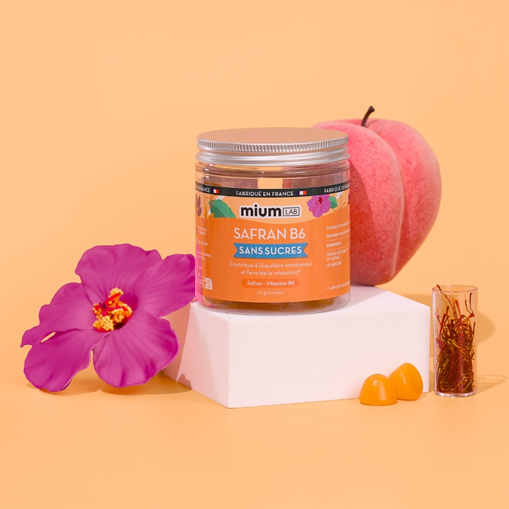 Cure gummies équilibre émotionnel - Pêche & hibiscus - Sans sucres - 2 mois