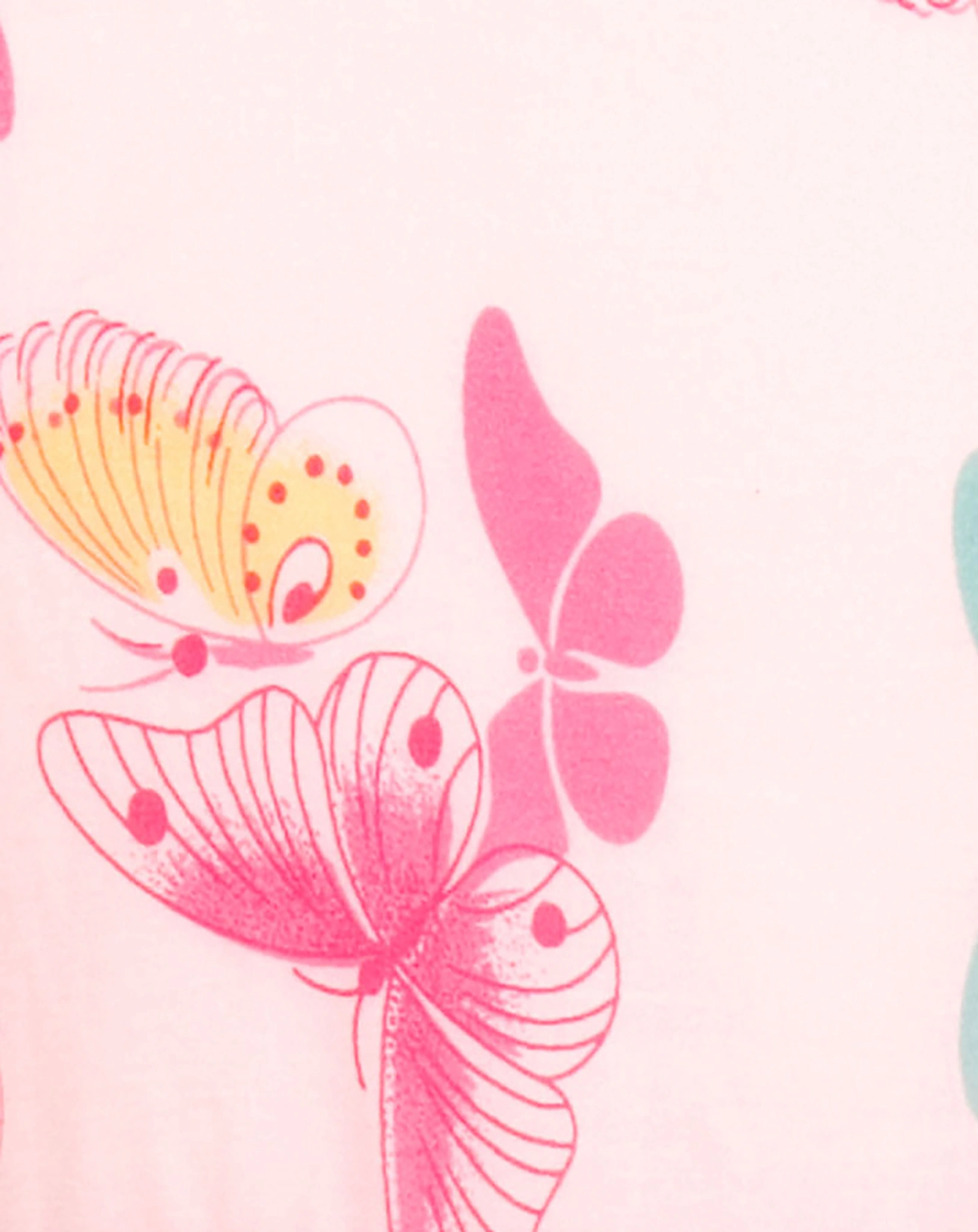 Jersey-Kleid SCHMETTERLINGE ärmellos in rose