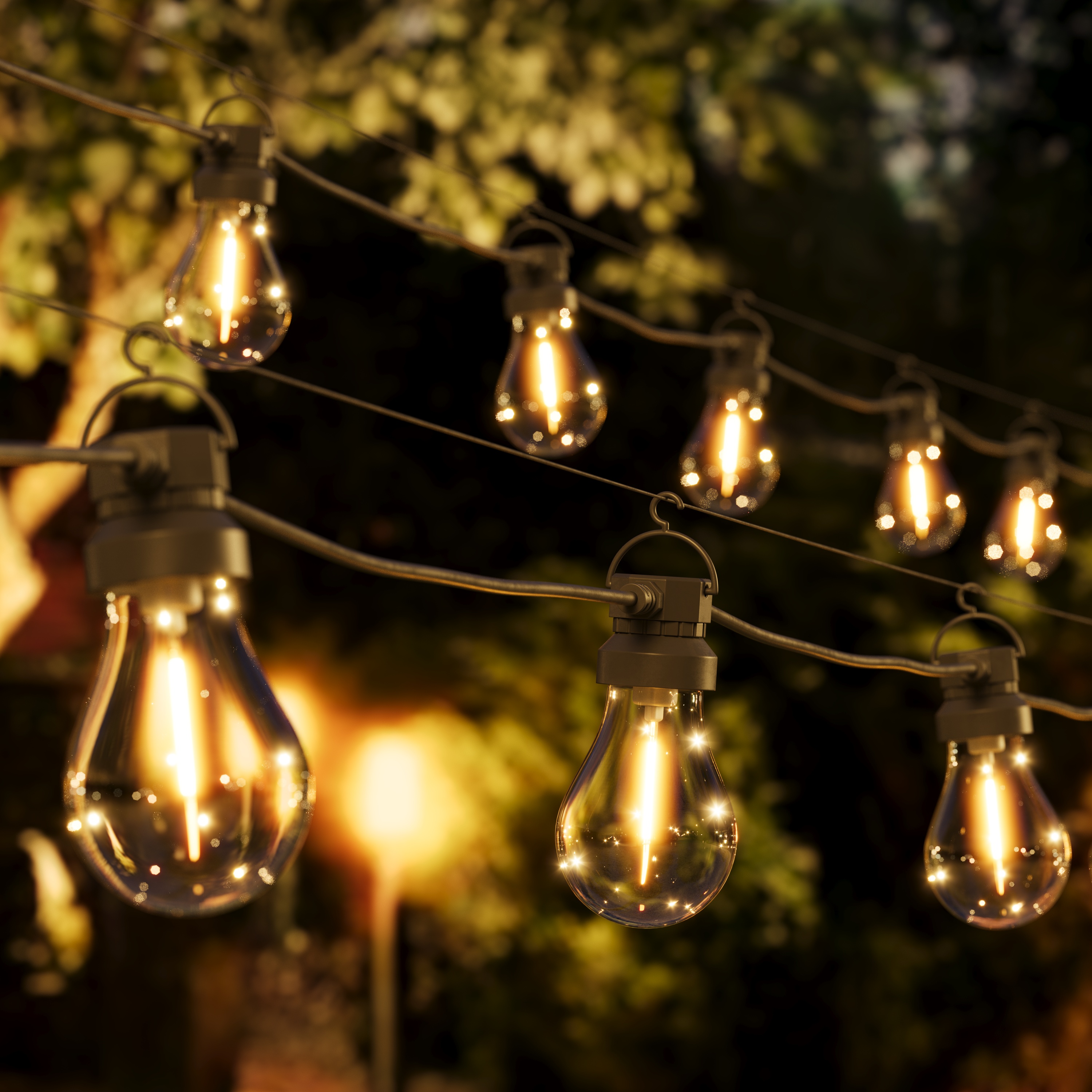 LED Lichterkette Outdoor mit 16 Glühbirnen 8 m