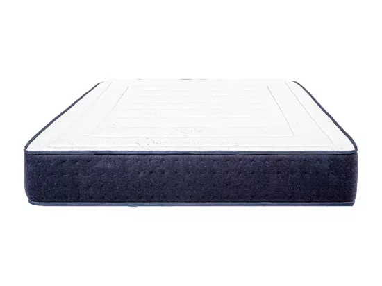 Matelas réversible CAMPA 160x200 cm, en mousse mémoire de forme, indépendance du couchage, mi-ferme, face été/hiver, épaisseur 24 cm