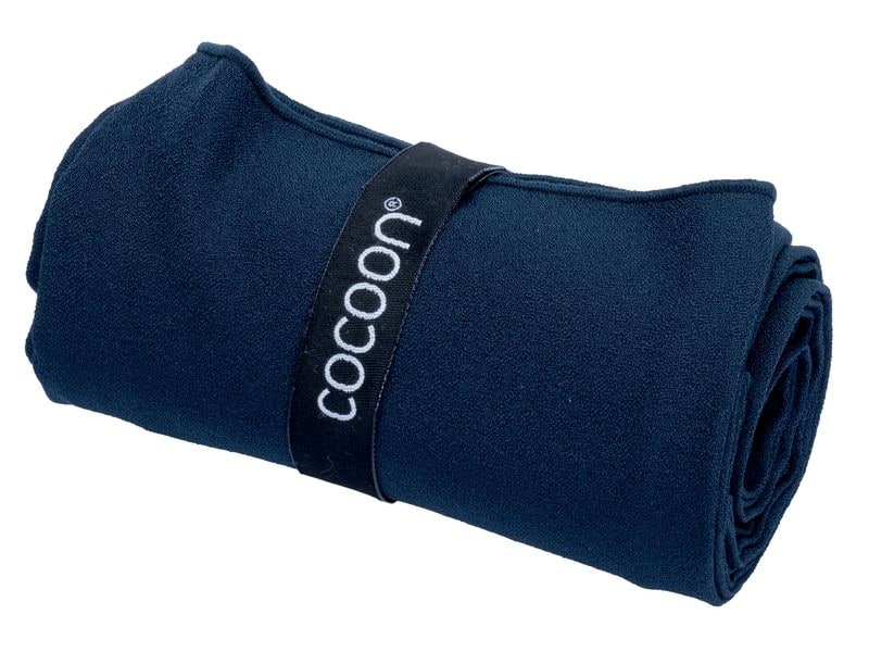 cocoon Microfiber Towel Hyperlight L, Dunkelblau, 120 cm x Reisehandtuch