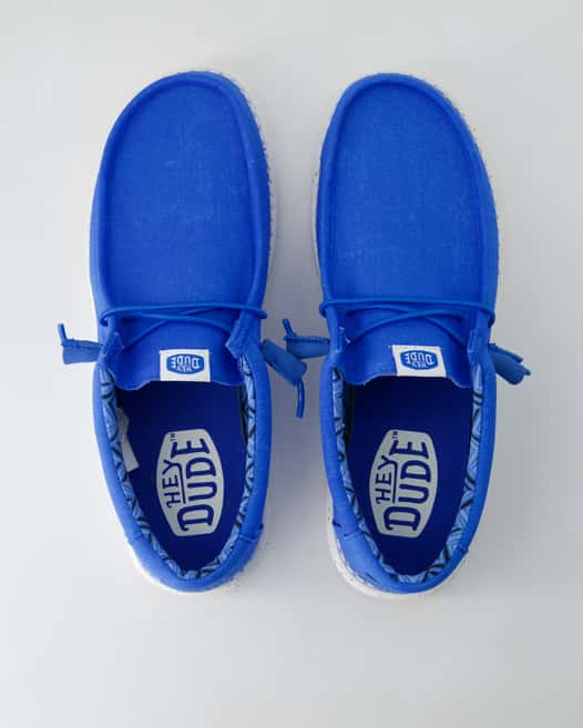 Hey Dude Wally Sneaker in Blau