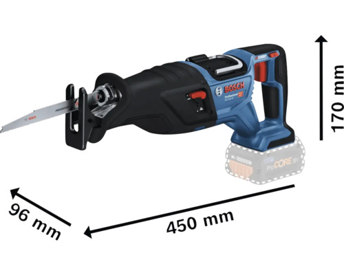 Bosch Professional GSA 18V-28 accu-reciprozaag, zonder accu en lader