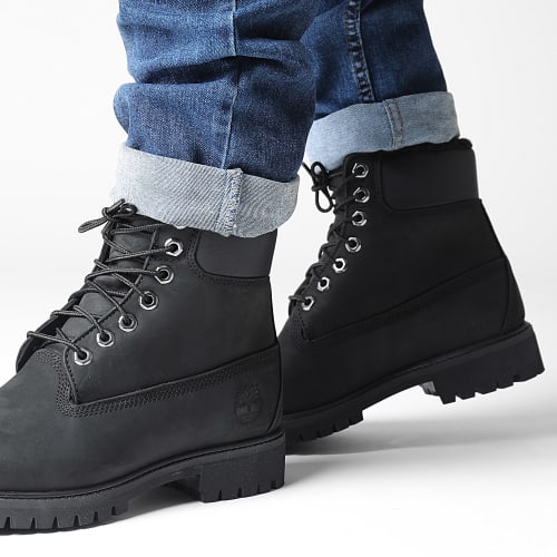 Boots Timberland Premium 6 Inch Waterproof Warmlined A2E2P Black Nubuck