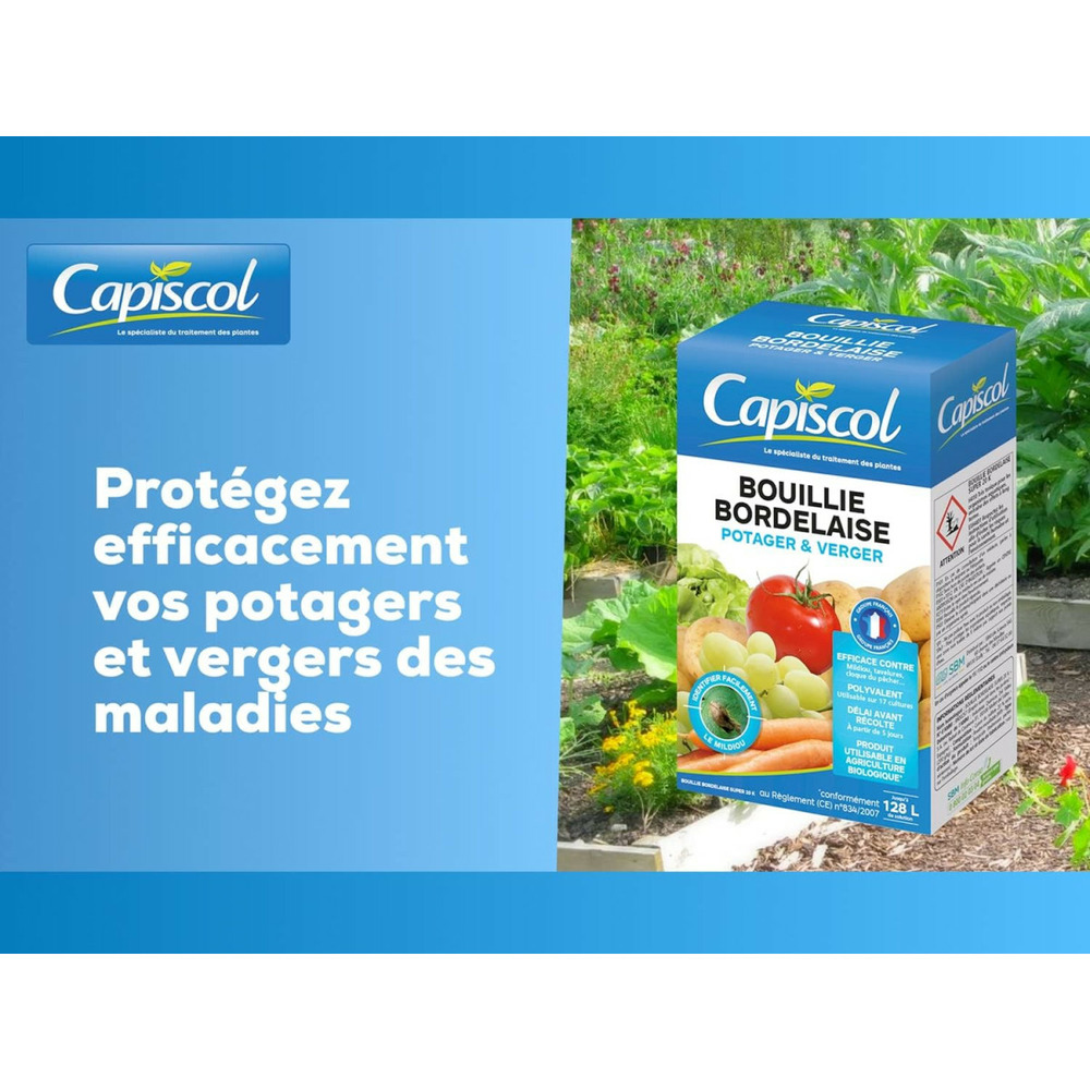 Bouillie bordelaise potager et verger | 300g de poudre | utilisable en
