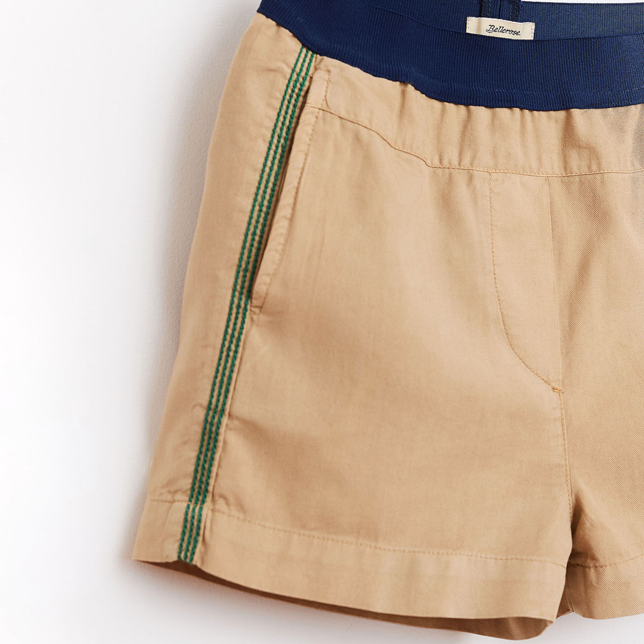 Bellerose Short Alison en Coton mélangé beige