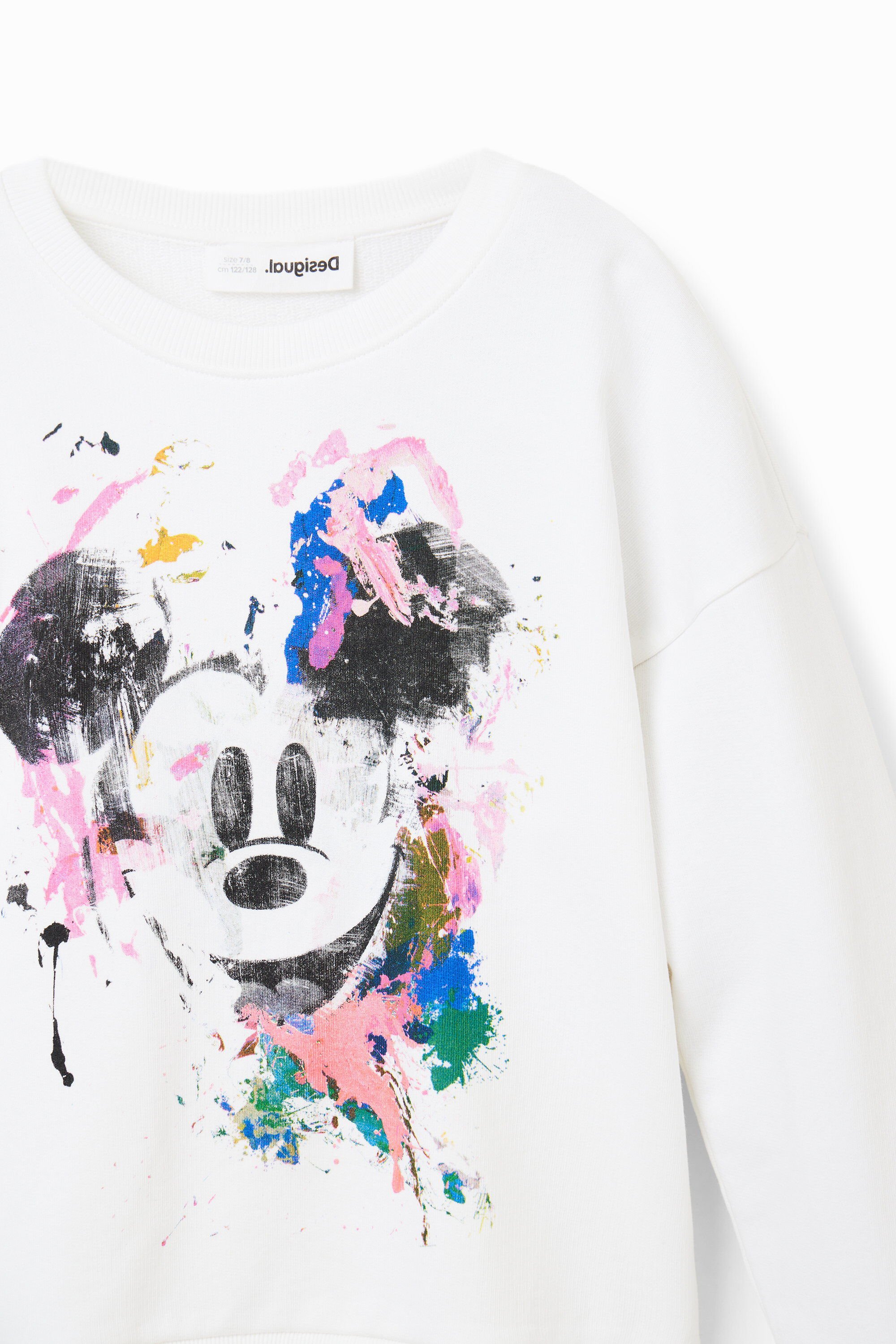 Sweat-shirt Mickey Mouse éclaboussure