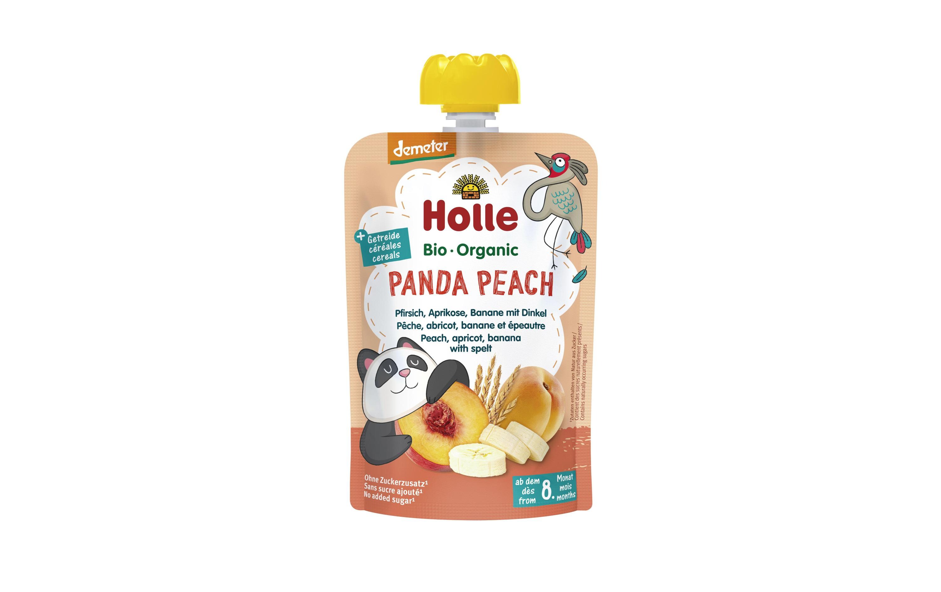 Quetschbeutel Panda Peach 100gQuetschbeutel Zebra Beet