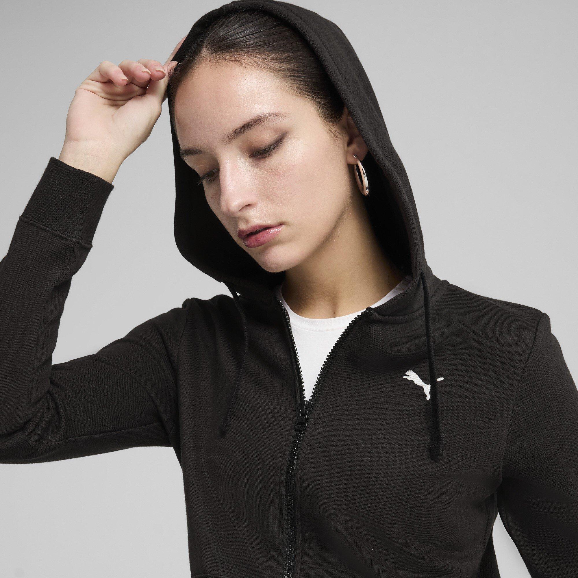 Puma Single Cat Full Zip Hoodie Womens