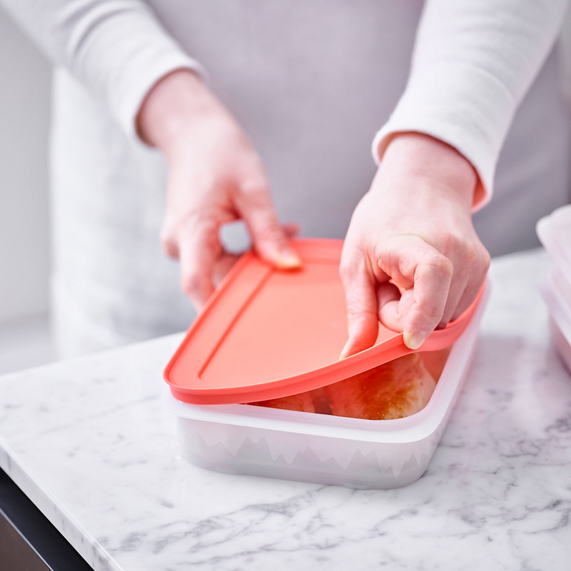 Eiskristall Stapelprofi Platzsparender Gefrierbehälter für Steaks, Schnitzel sowie Blätterteigstückchen, Stangenbohnen und vieles mehr