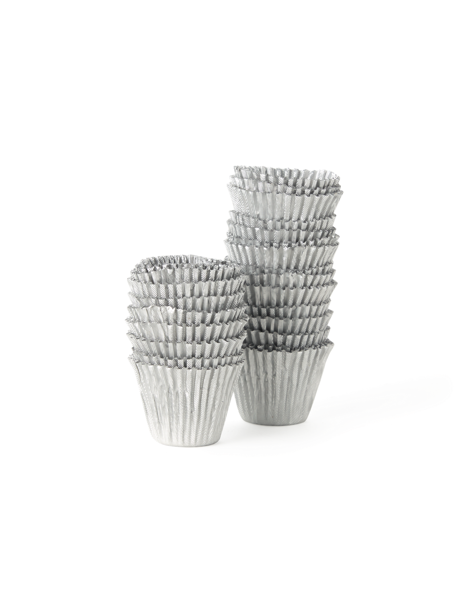 Lysmanchetter | Aluminium. 48 stk. | Silver