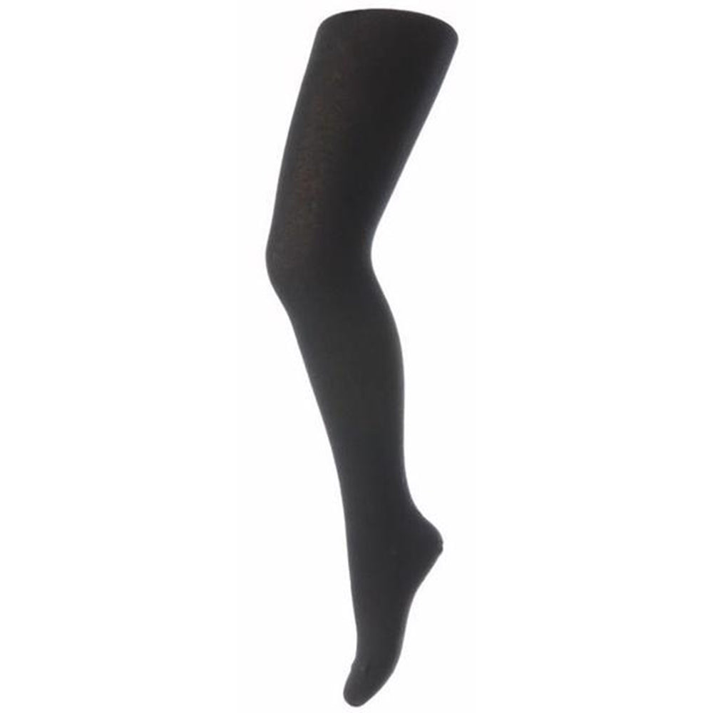 MP 326 Cotton Plain Tights 08 Black - Mp Danmark → Luksusbaby.dk