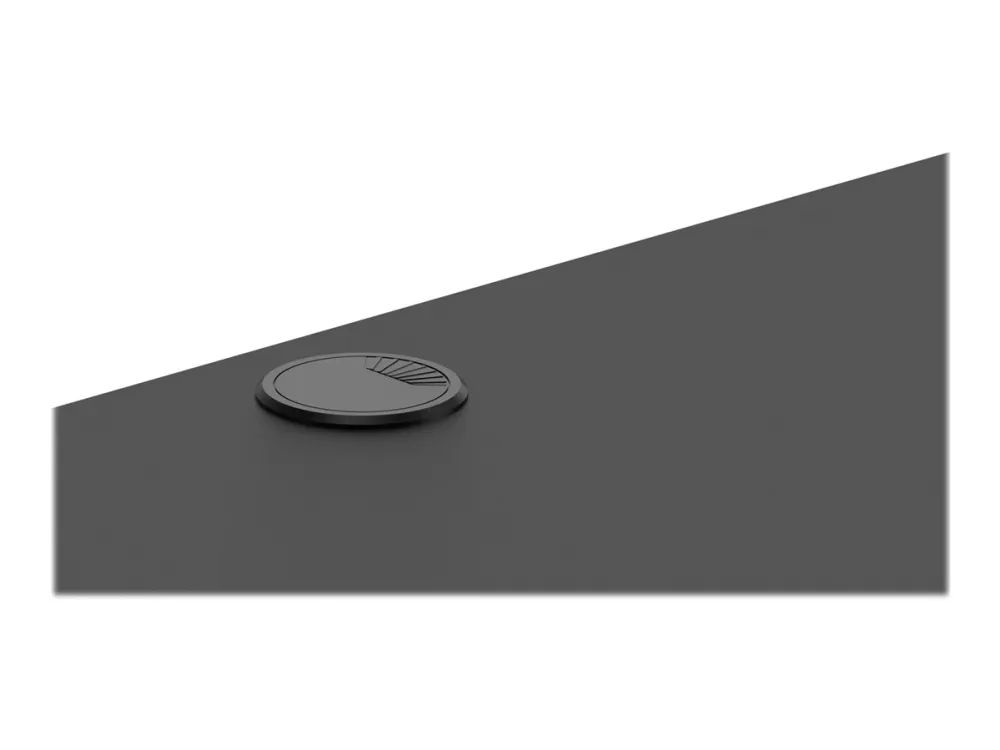 DELTACO Gaming DT410 - Sidde/stå-skrivebord - elektrisk højdejustering - sort