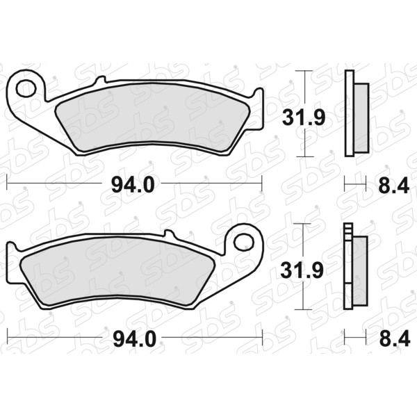 SBS - Plaquettes de frein 623 LS