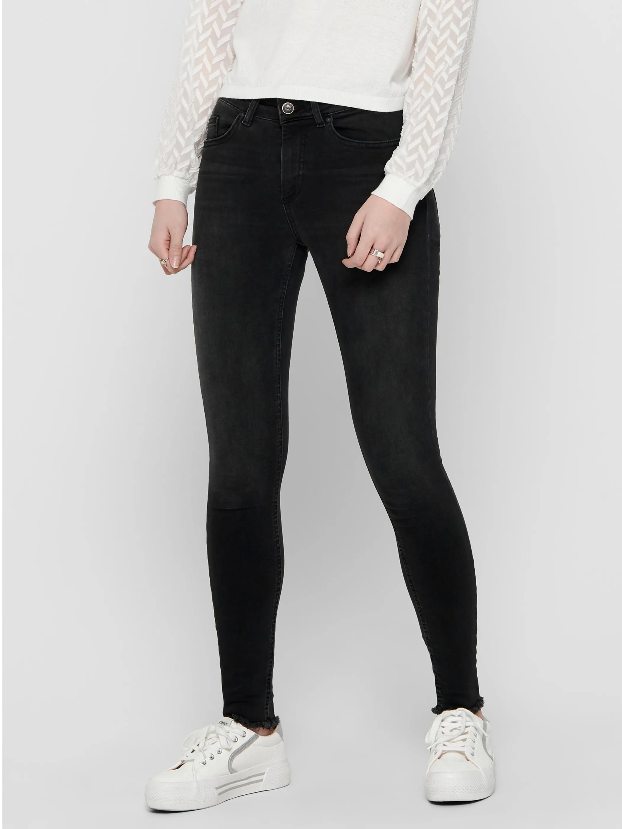 Only ONLBLUSH MID ANK RAW Jeans