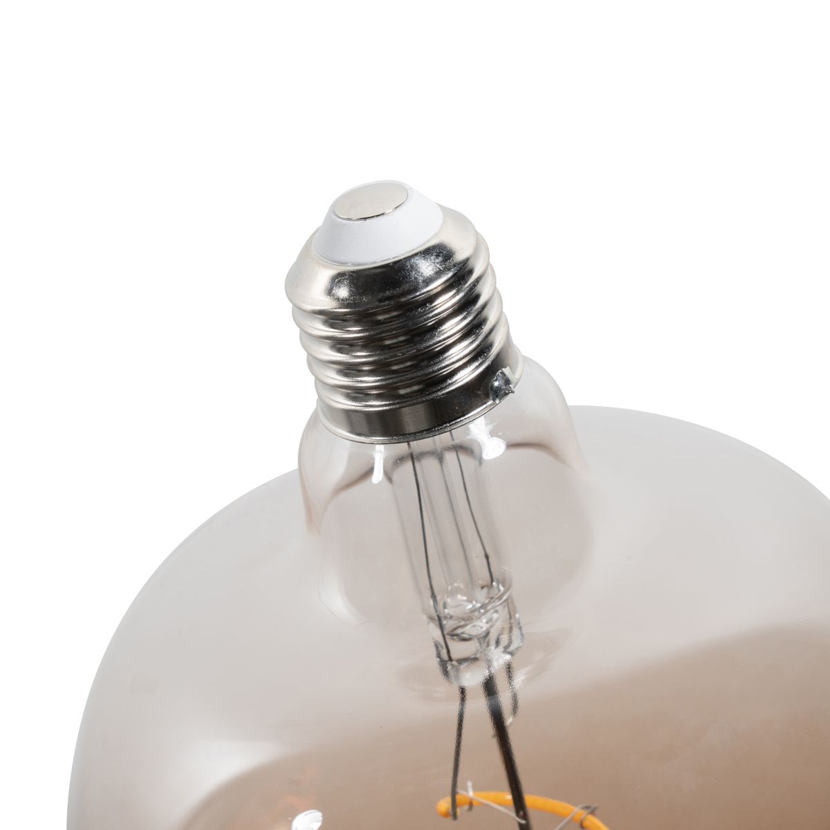Set van 5 E27 dimbare LED lampen G140 bruin 4,9W 110 lm 1800K