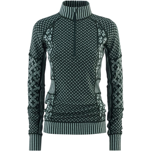 T-shirt thermique KARI TRAA SMEKKER H/Z PINE