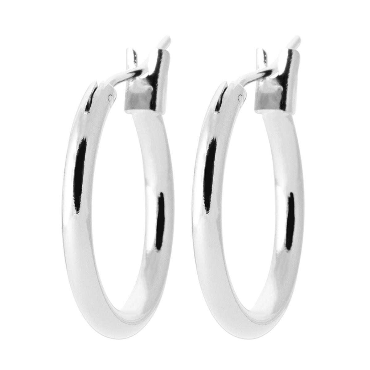 Créoles Brillaxis argent 15mm