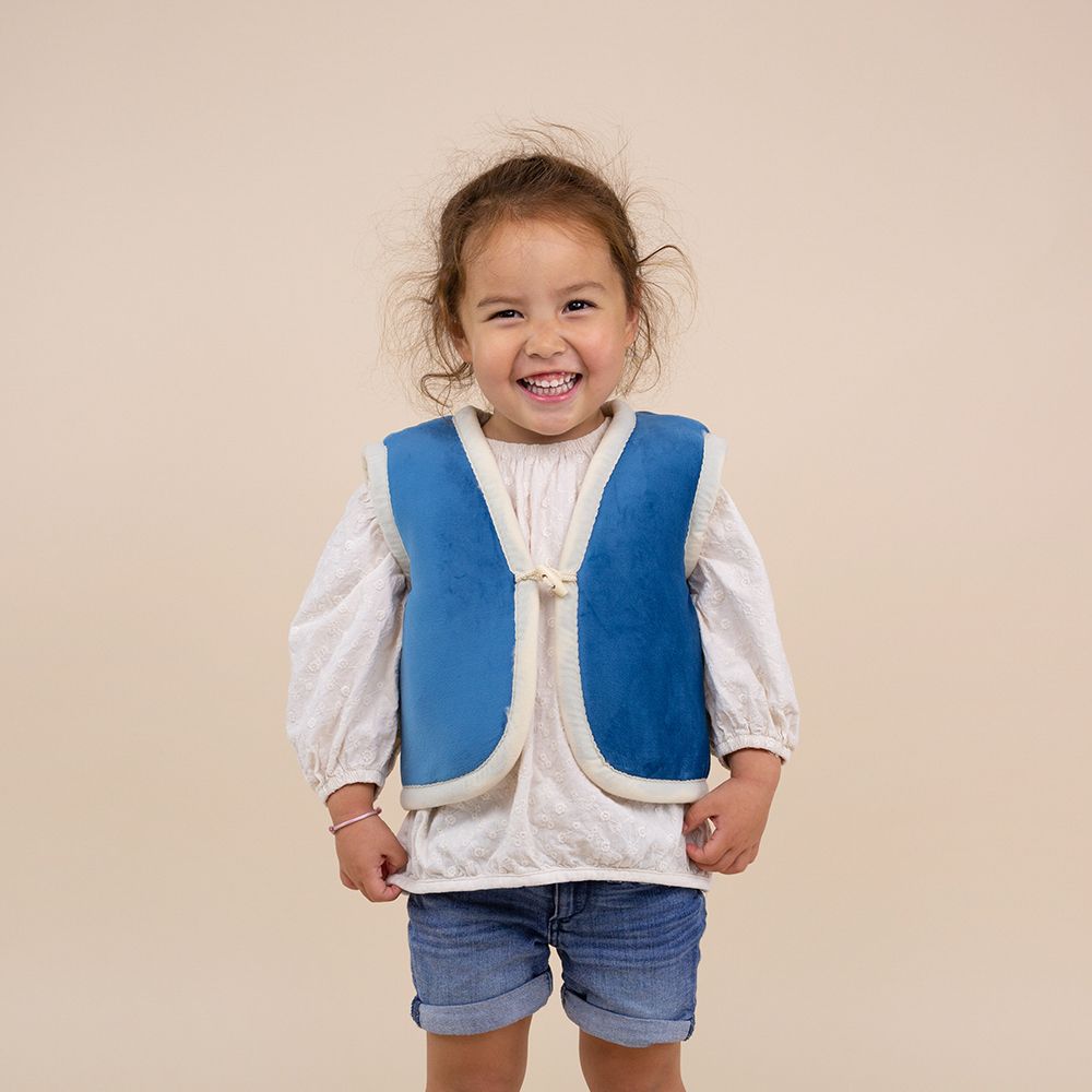Moonrise kids wollen bodywarmer Helios velvet blauw