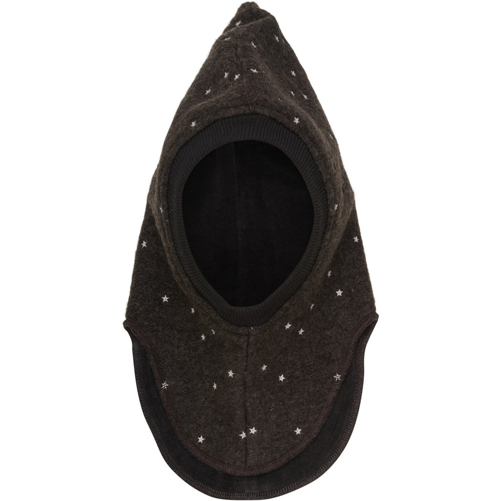 Køb Huttelihut Dark Brown Melange Elefanthue All Over Emb. Uld
