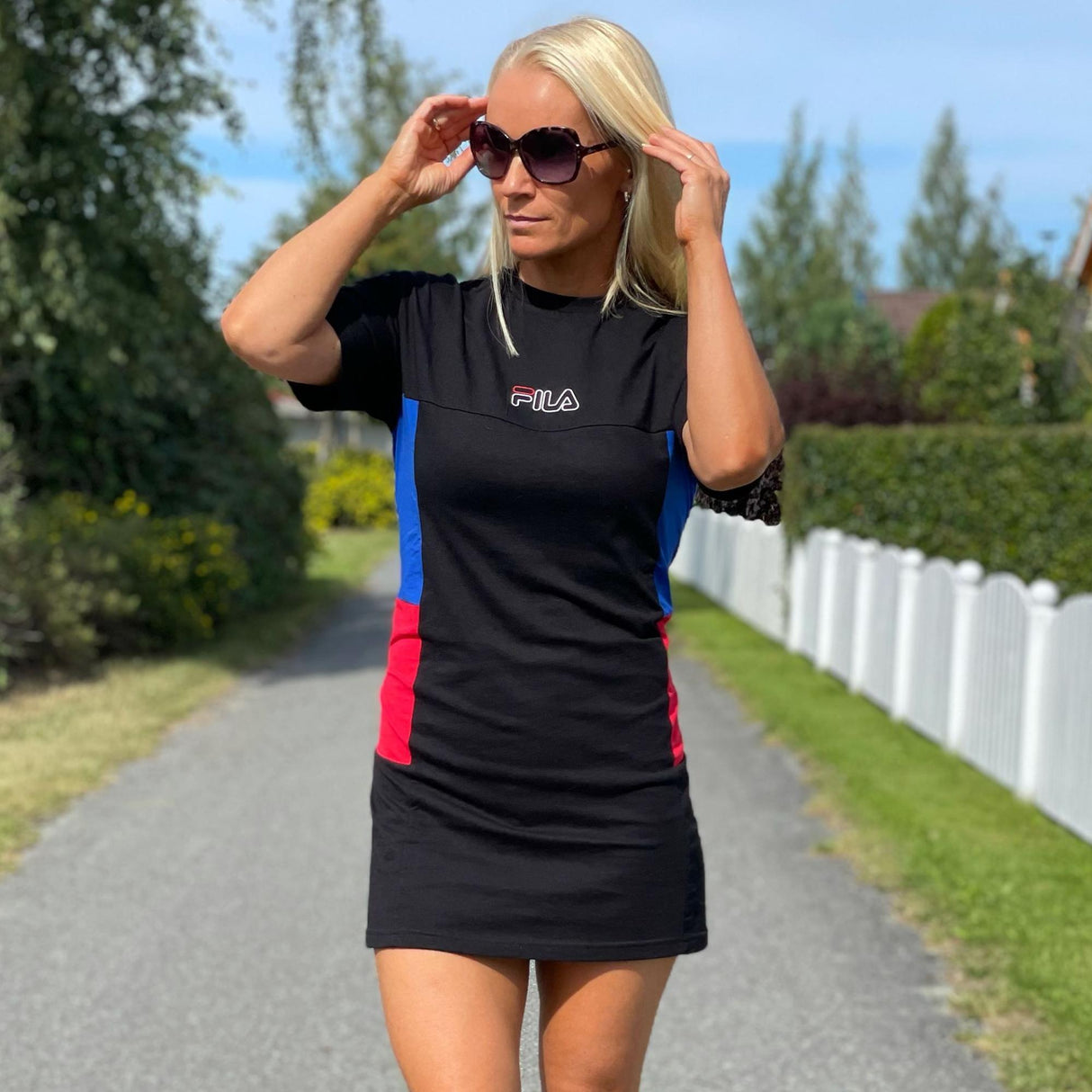 FILA<br>WOMEN JADYN blocked tee dress