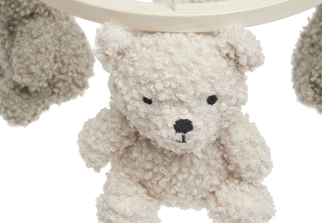 baby mobiel Teddy Bear Olive Green/Naturel