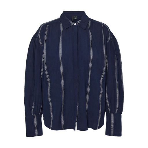 Vero Moda Herdis Skjorte, Navy Blazer, XL
