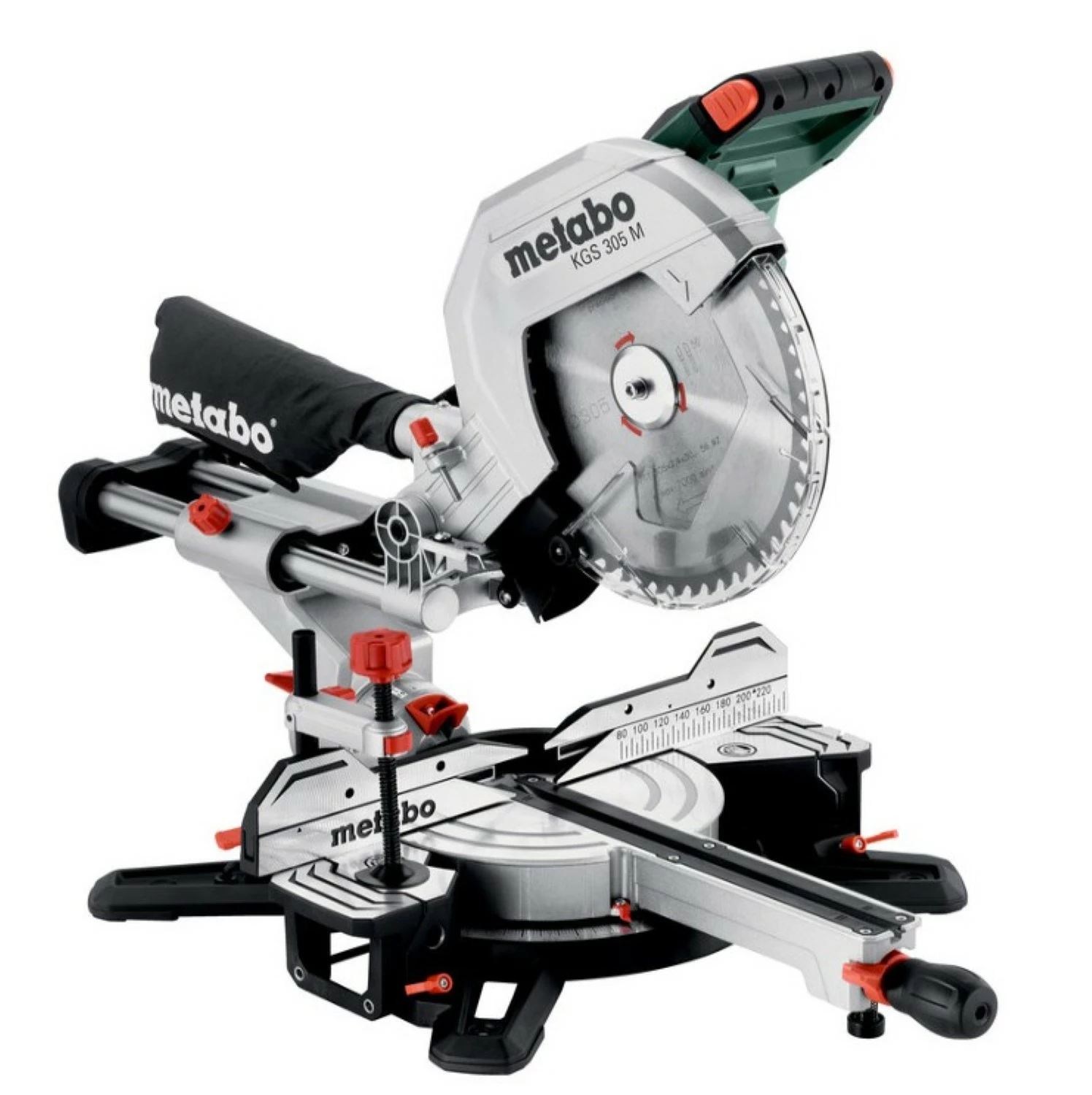 Metabo KGS 305 M Afkortzaag - 2000W - 305 x 30mm - Quick hendel - met extra zaagblad