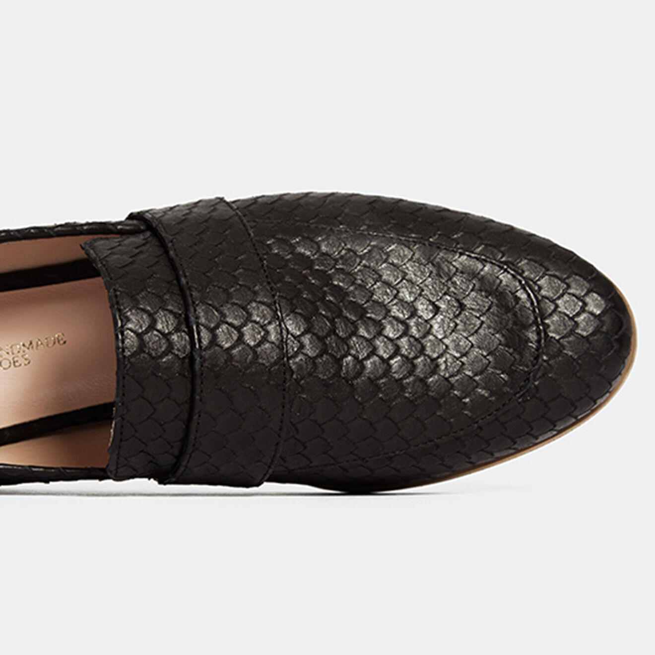 L37 Mocassins en Cuir Happy Monday noirs