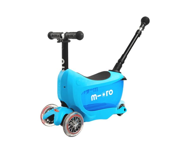 Micro Mobility Kickboard Mini2go Deluxe Plus Blue Scooter mit Sitz