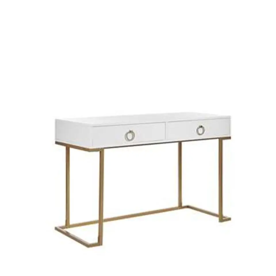 WESTPORT - Kaptafel - Wit - Metaal