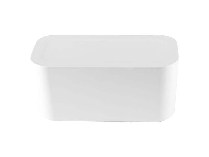 STEFFEN Kabelbox 5xT13 mit Schalter, Weiss Kabel Organizer Box mit Steckdosenleiste