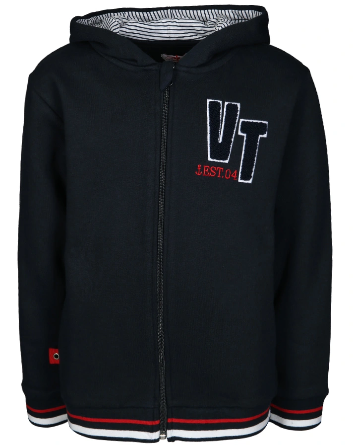 Kapuzen-Sweatjacke COLLEGE in dunkelblau