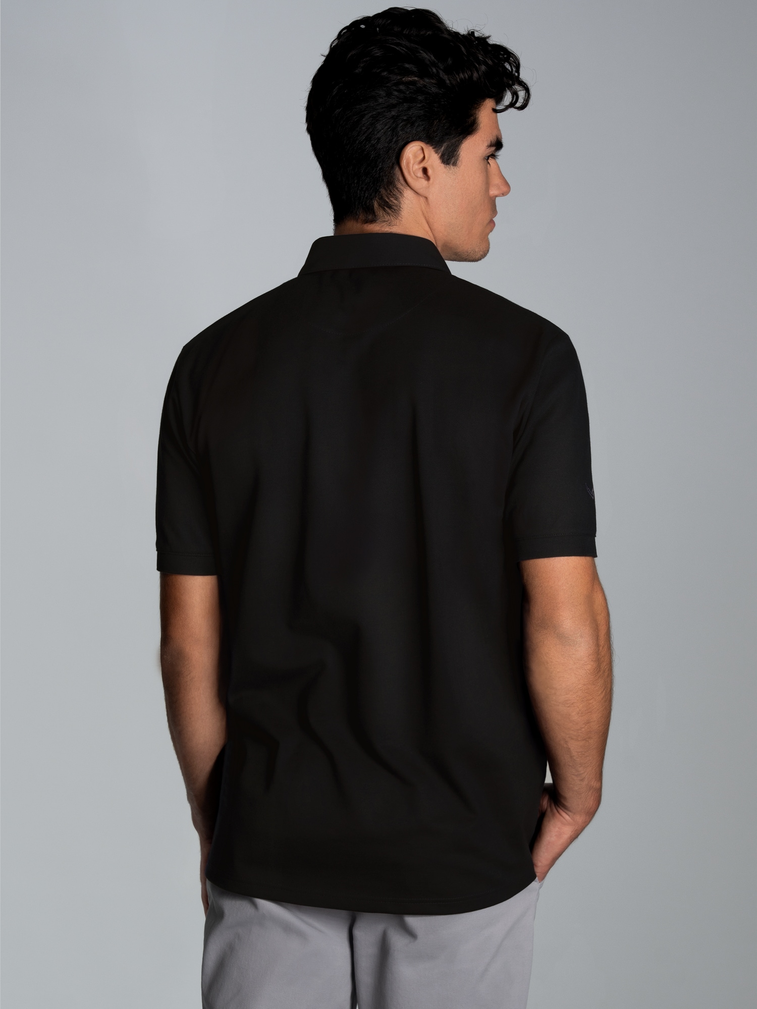 Business-Poloshirt Schwarz