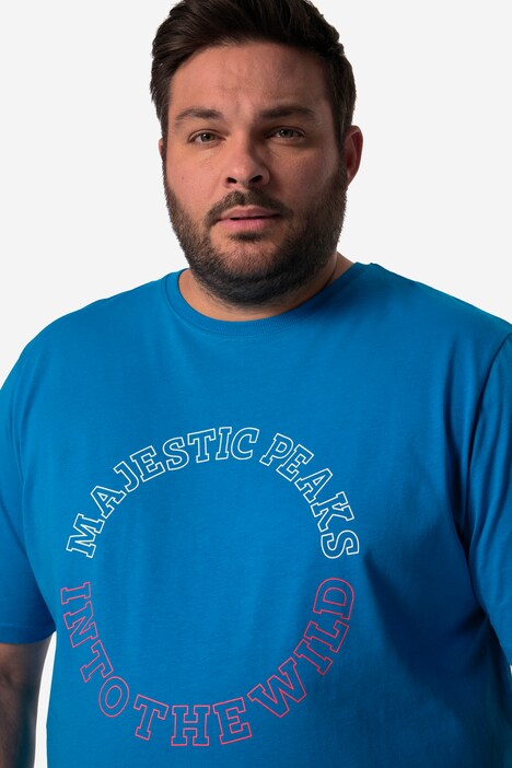 Men+ T-Shirt, Halbarm, Druck vorne, bis Gr. 8 XL