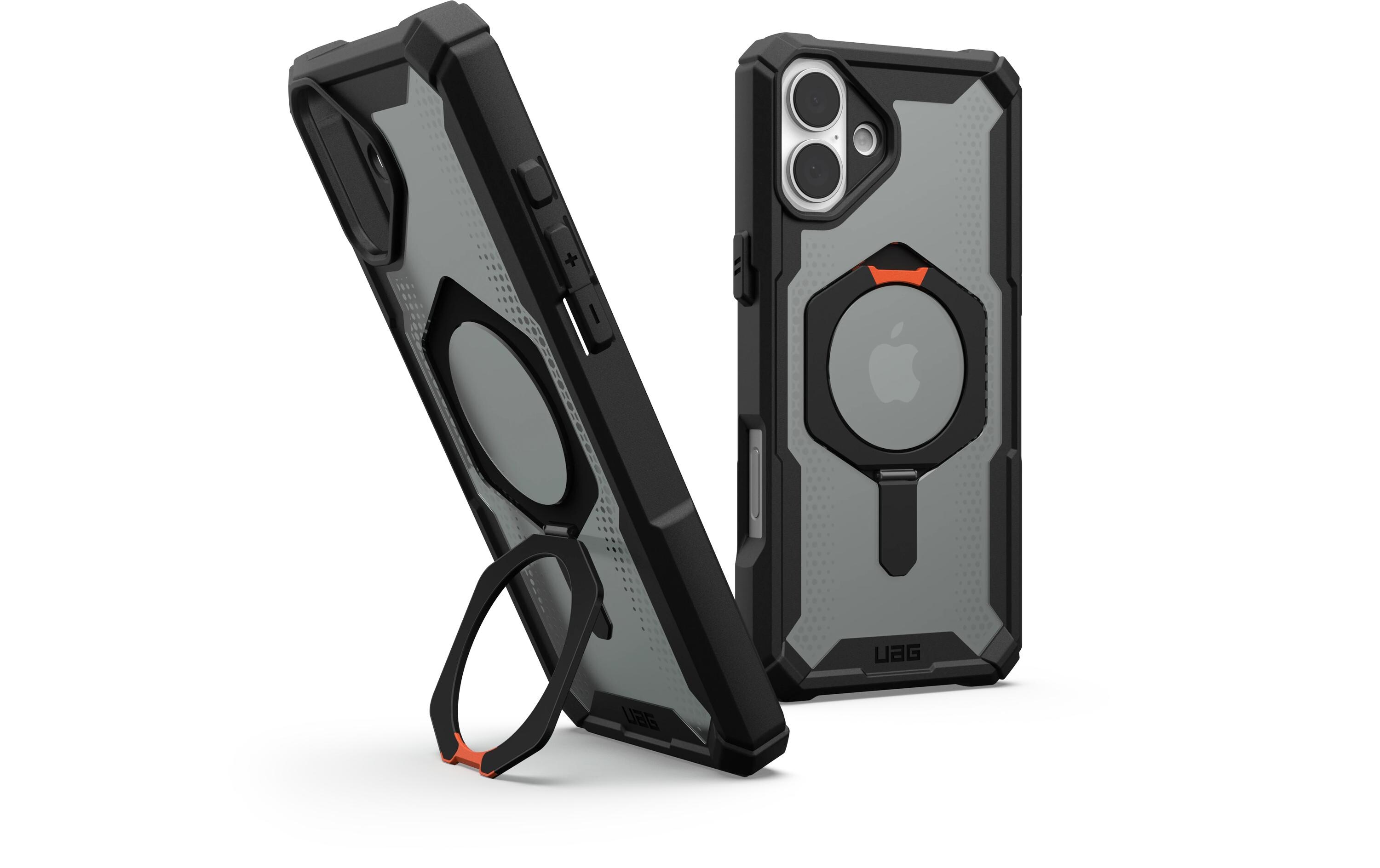 Back Cover Plasma XTE iPhone 16 Plus Black/OrangeSchutzhülle für das Apple iPhone 16 Plus