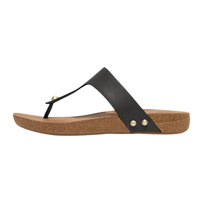 Fitflop FitFlop iQushion Leather Toepost Teenslippers Dames