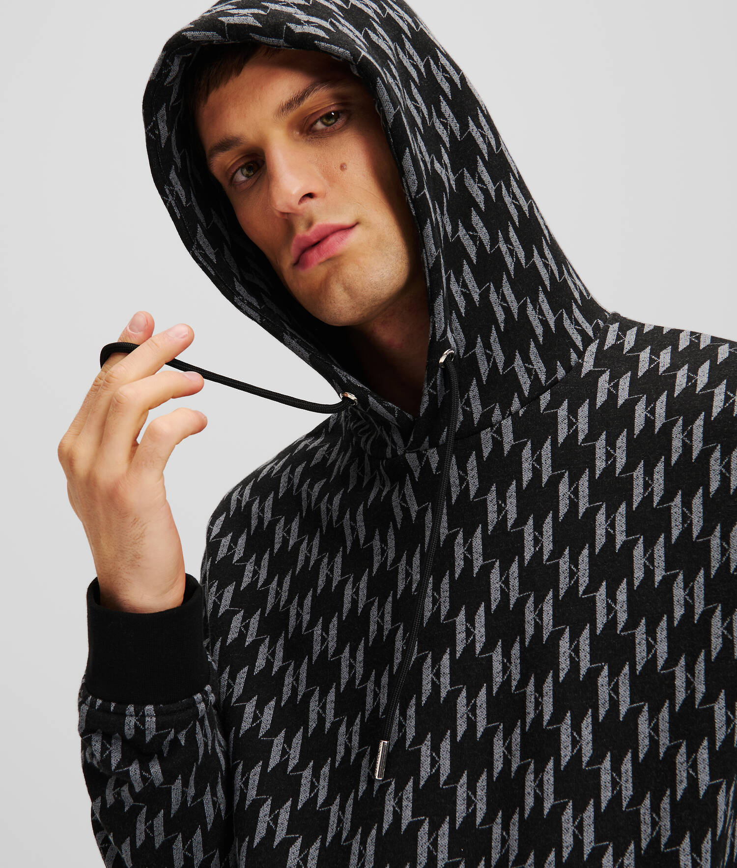 SWEAT À CAPUCHE KL MONOGRAM