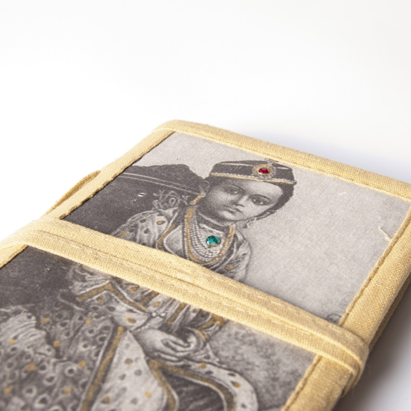 Notizbuch 'Naukarani', beige, B 10 cm, H 15 cm günstig bestellen