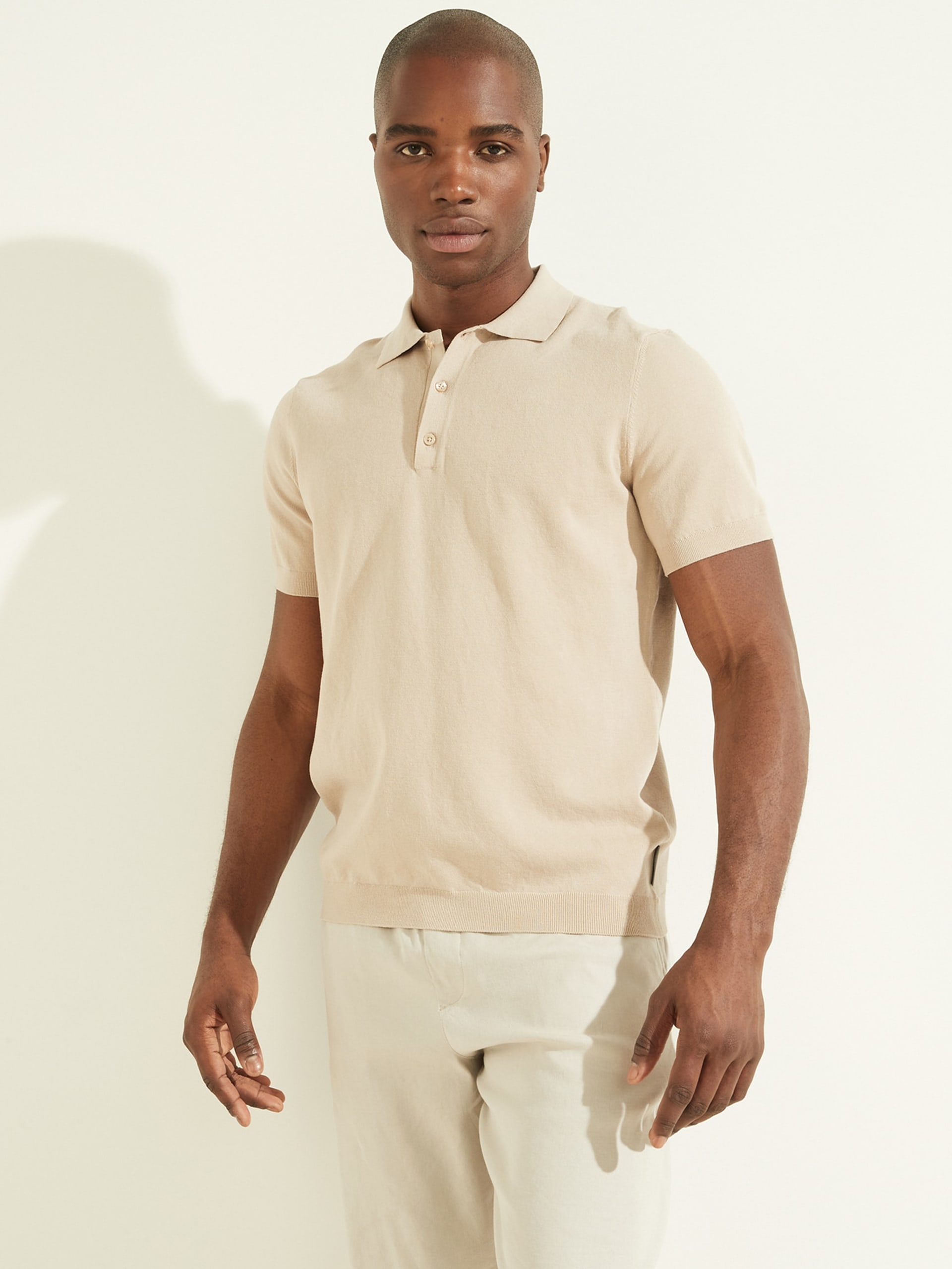 Polo de suéter de desempenho formal