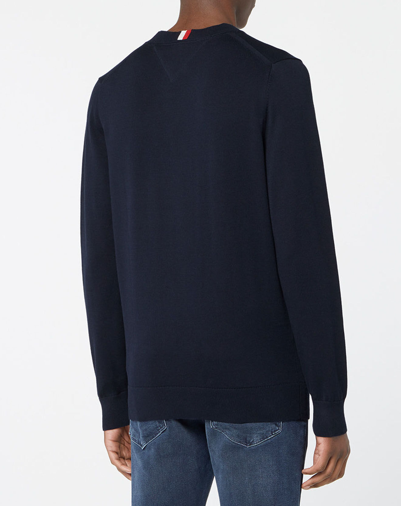 Tommy Hilfiger Pull  Hilfiger Graphic col rond bleu marine