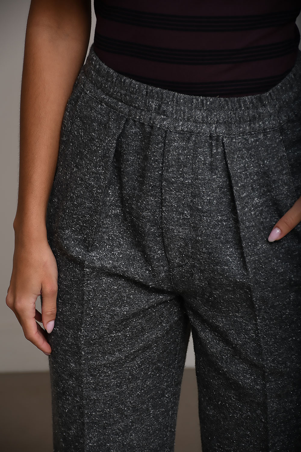 Bizia boucle pants