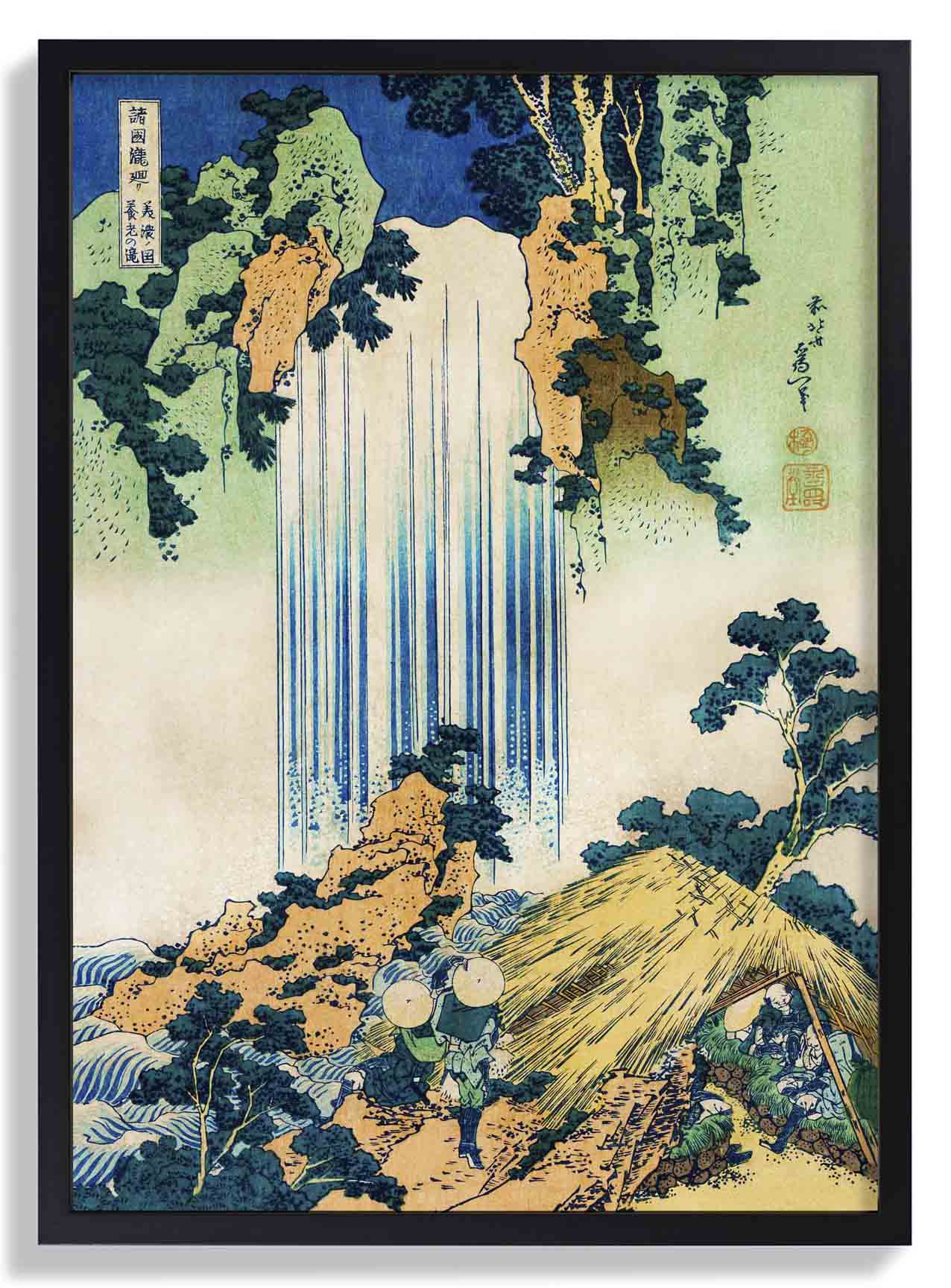 Yoro Wasserfall von Hokusai