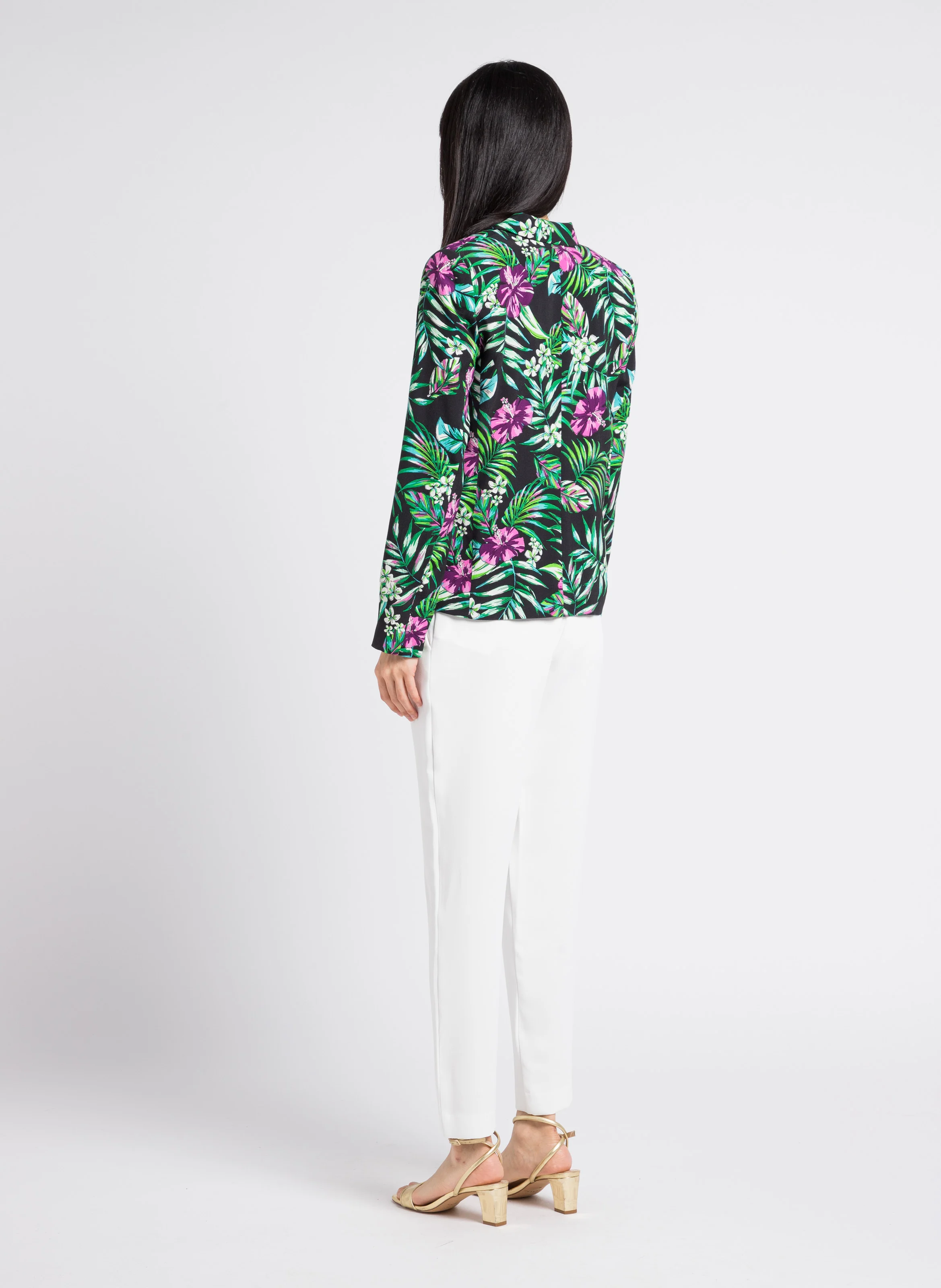 Pantalon carotte | Blanc