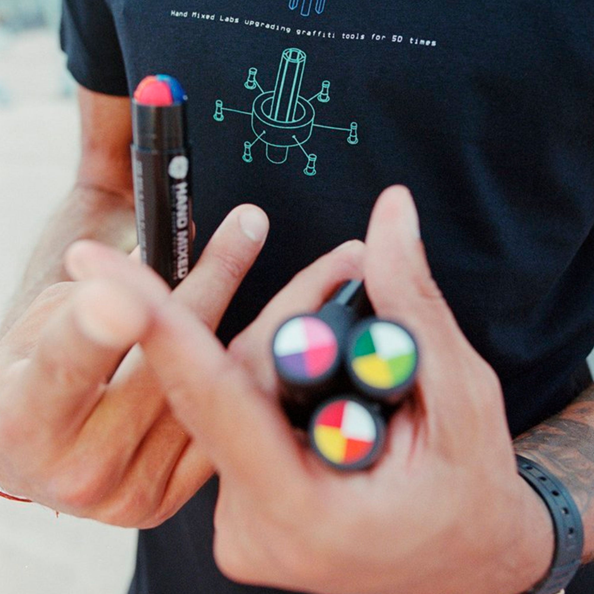 Hand Mixed<br>Lite Solid Marker - Chernobyl