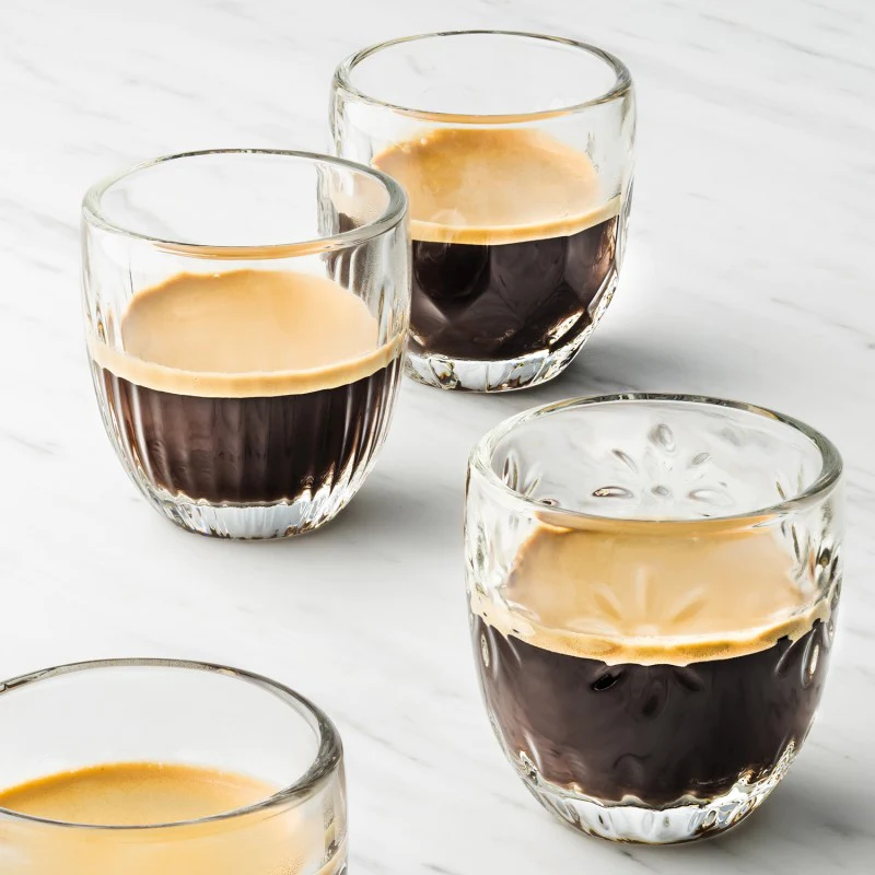 Coffret de 4 tasses à expresso, TROQUET La Rochère
