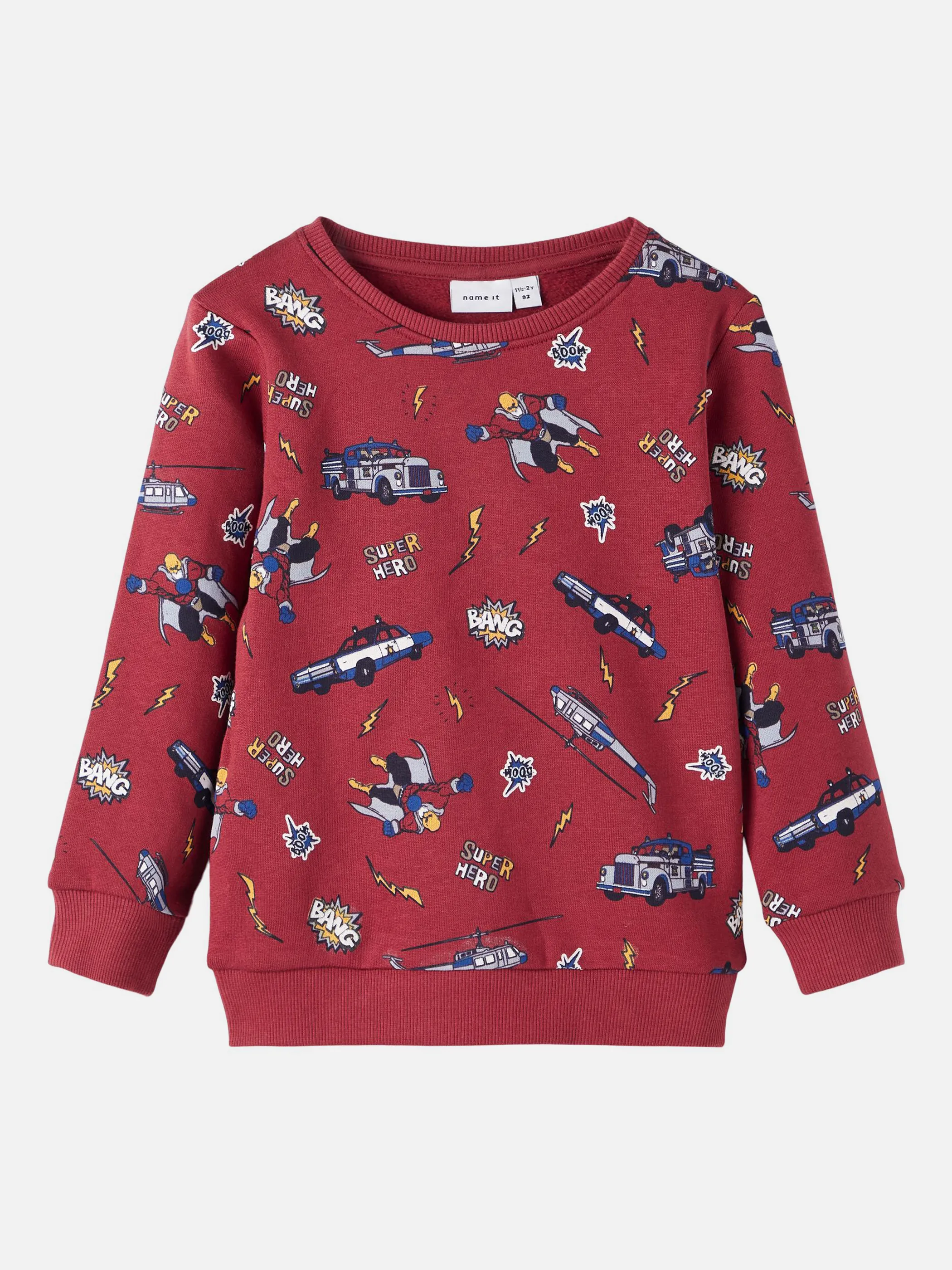 Jungen Pullover mit Print oder Streifen