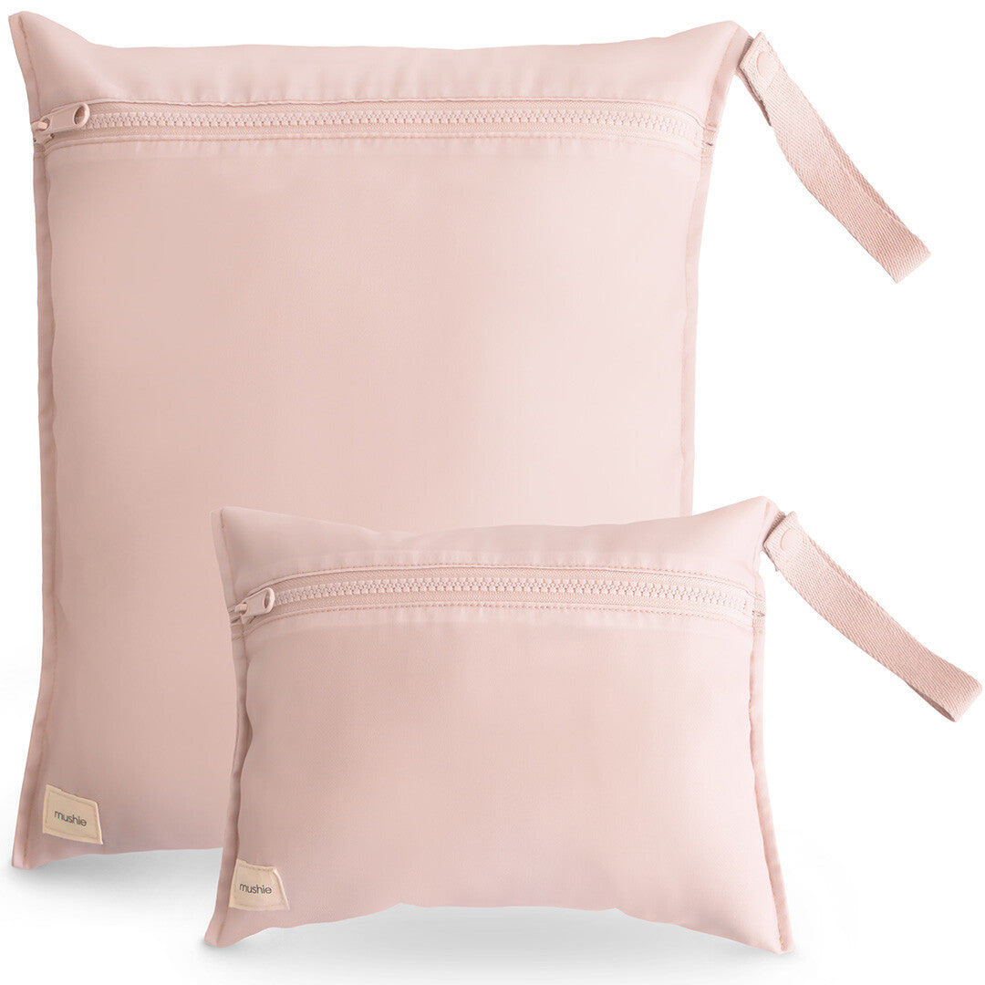 Mushie waterproof opbergzak - blush