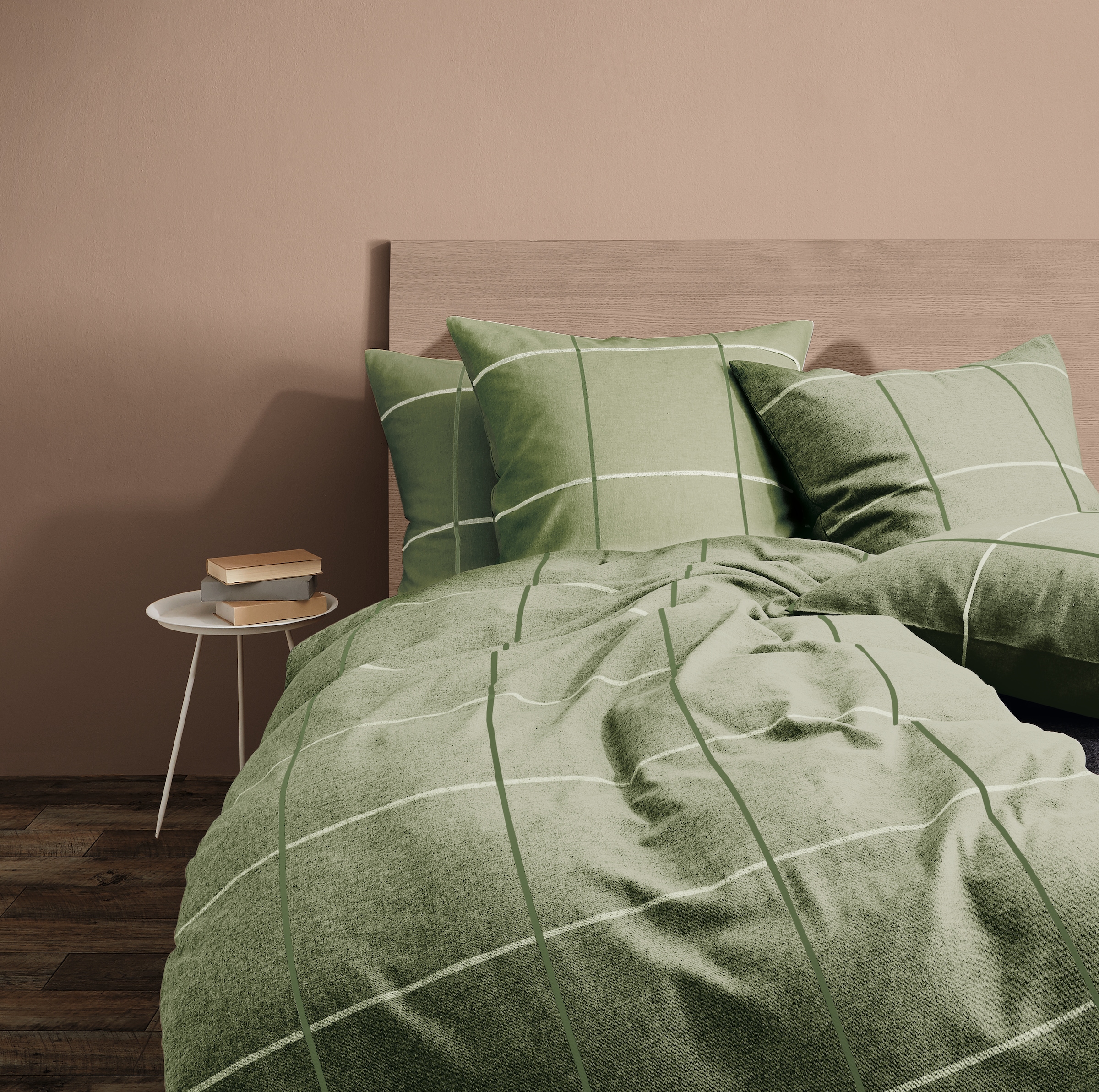 fleuresse Bettwäsche »Lech 4311, Köper Flanell« 2 Stk. tlg.