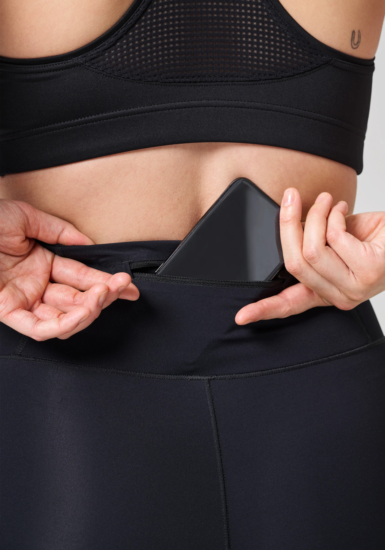 Casall Shapify High Waist Running Tights Sort Black Str 42 42